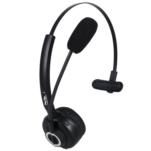 ROADKING RKING1000 Noise-Canceling Mono Bluetooth 5.0 33ft Range Headset New  - Picture 2 of 4