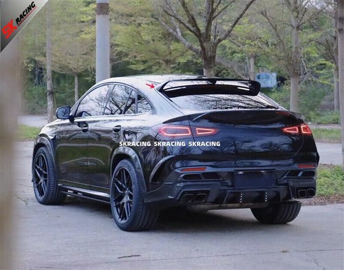 Carbon Fiber Rear Roof Spoiler Wing For Mercedes Benz GLE53 GLE63 Coupe 2021-24 - Picture 9 of 19