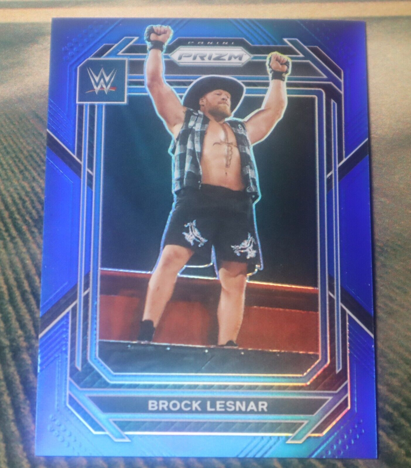 188/199 Blue Prizm  151 Brock Lesnar 2023 Panini Prizm WWE