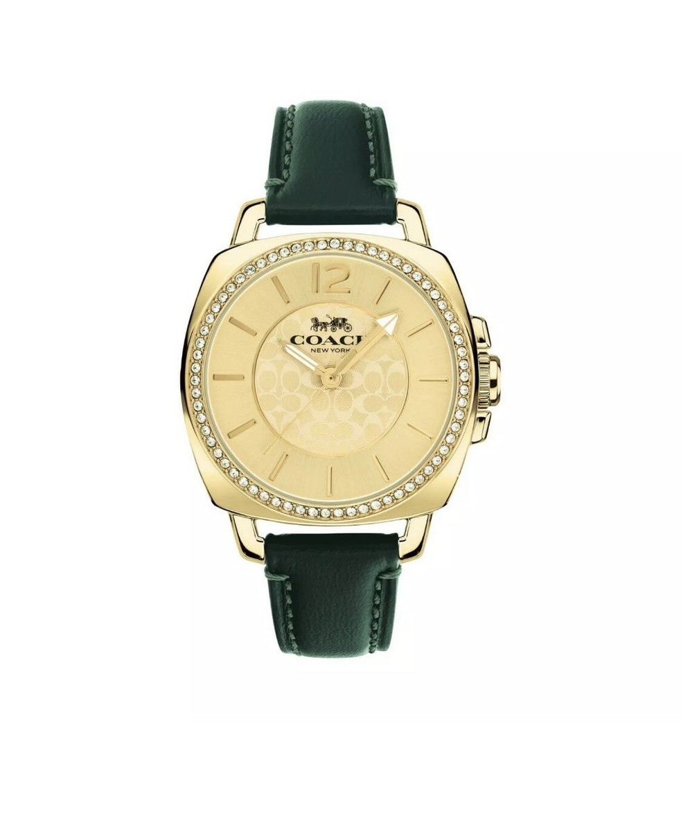 Coach Watch BOYFRIEND 14503982 Women's Green for sale online