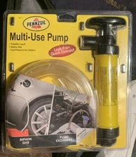 Penzoil Multi-use Pump. Transfer Liquid, Siphon Gas, Low Pressure Air Inflation