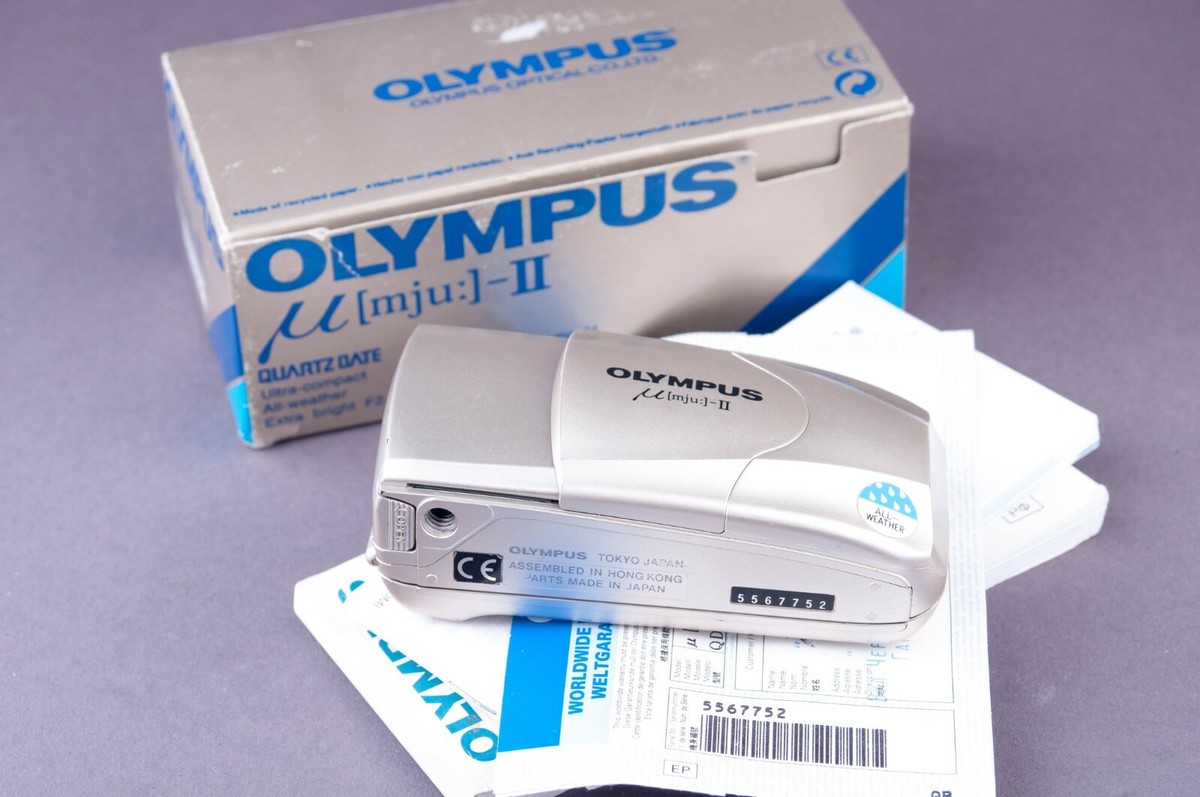 OLYMPUS μ[mju:] panorama 35mm ケース、フィルム付き OLYMPUS μ[mju:] panorama 35mm ケース、フィルム付き OLYMPUS μ