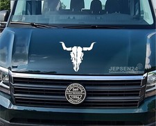 Aufkleber Schädel 30x23,5cm CW20 Auto Bus Wohnmobil Wacköööön Stier Longhorn