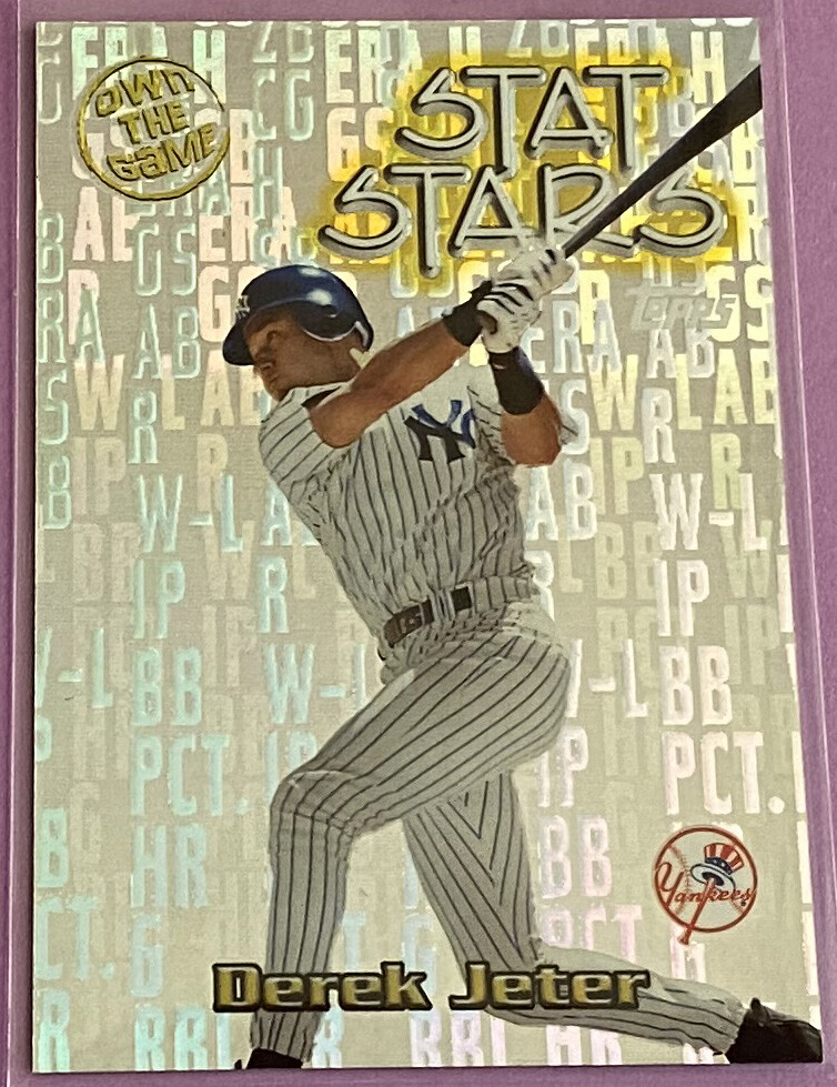 2000 Topps Own the Game #OTG12 Derek Jeter ~ NY Yankees! ~ Nice Foil!