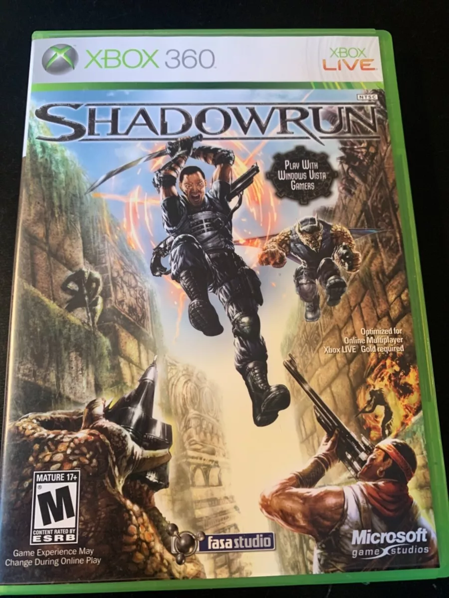 Shadowrun - Xbox 360 - DVD 