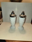 Vintage L.E. Smith/ Westmoreland Milk Glass Salt/ Pepper Shaker set