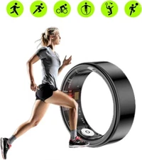 Waterproof Smart Ring Sleep Tracking Wearable Heart Rate Health Fitness Tracker