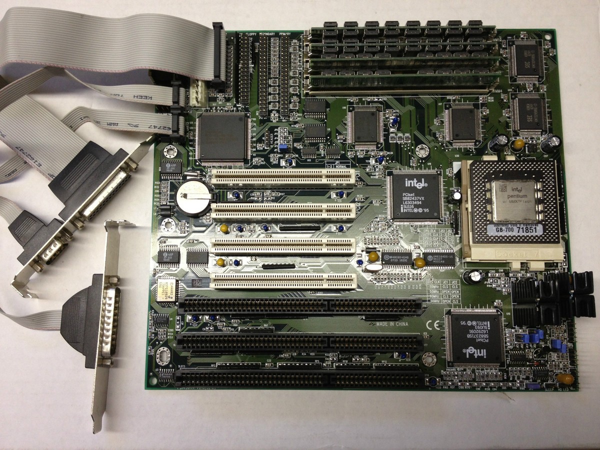QDI P5I430VX-250 Explorer I Socket 7 v2.0(S2.2) + Pentium 200Mhz +