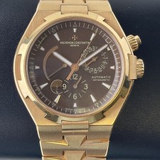 Vacheron Constantin Overseas Dual Time Rose Gold Chocolate Brown 47450 4