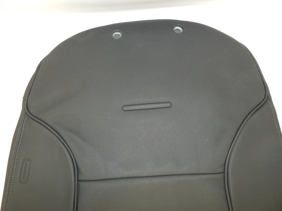 Nuevo OEM 2003-2007 Audi A8 S8 Cubierta Trasera Asiento Pasajero Derecho Cuero Negro Foto 3 de 4