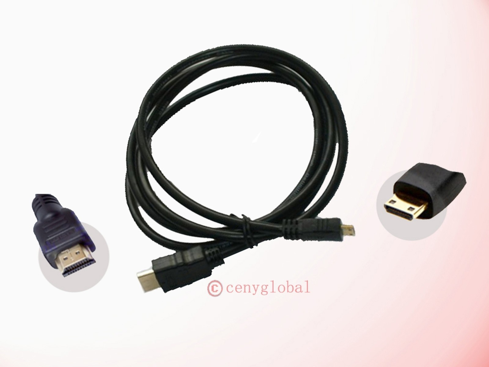HDMI Cable Cord For T-Mobile LG G-Slate Tablet 3D Audio Video Output to TV HDTV-image