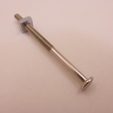 1 - 2.5" CHROME Bolt Screw for Glass Cabinet Handles Knobs Drawer Pulls Vintage