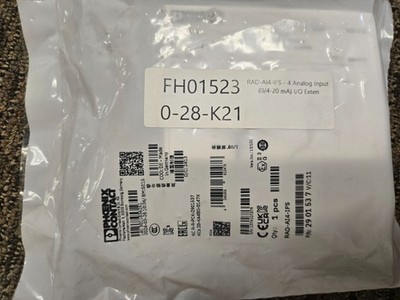 PHOENIX CONTACT RAD-AI4-IFS I/O EXTENSION MODULE 2901537