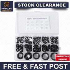 200 Pcs Tap Assorted Plumbing Gasket Set Rubber O-Ring Seals for Mixer Taps ETC