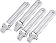 Toumett 4 X 9W Watt Bulb for Nail Art UV Lamp Light Replacement