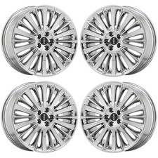 19 Lincoln Mkz Platinum Bright Chrome Wheels Rims Factory Oem Set 3955 19 Lincoln Mkz Platinum Bright Chrome Wheels Rims Factory Oem Set 3955