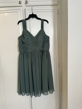Azazie Plus Size 18 Chiffon Dress (Angie Dress)  Hps Length 43’