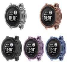 TPU Watch Protective Cover Screen Frame Shell Protector for Garmin Instinct 2S