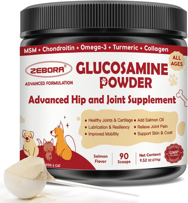 ZEBORA Glucosamine for Dogs - Joint Supplement for Dogs - Glucosamine Chondroiti
