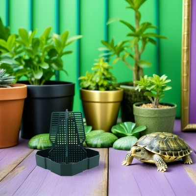  Food Bowl for Reptile Tank Dish Chameleon Bug Plastic Feeding Dishes