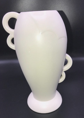 BESWICK ART DECO CREAMWARE VASE #1855 M 9 INCHES