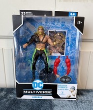 Mcfarlane DC Multiverse JLA Aquaman PLATINUM EDITION CHASE Plastic Man BAF hook