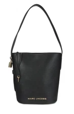 Marc Jacobs The Drifter Leather Bucket Bag Crossbody Black