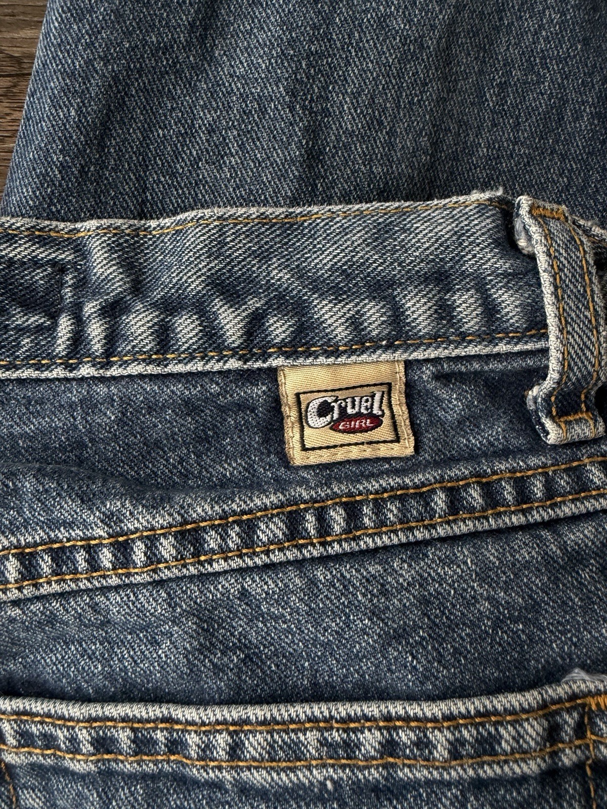 Cruel Girl Jeans Womens 13 Regular Low Rise Slim Fit Medium Wash 90s Denim thumbnail 8