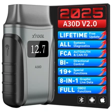 XTOOL A30D V2.0 OBD2 Scanner Bidirectional Full System scan tool Diagnostic BT