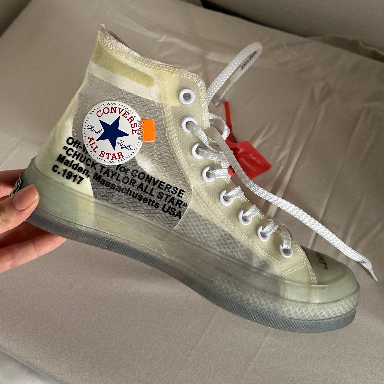 Off-White x Converse Chuck Taylor All Star Vulcanised Limited Edition UK 7 image 6