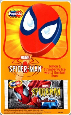 Vintage Good Humor Pricing Sticker 5''x7'' Popsicle Spiderman Spider Man 2008