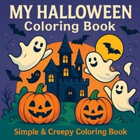 Halloween Malbuch FüR Erwachsene: Einfach & Gruselig, Ausmalbuch