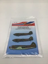 1/72 Vingtor Decals 72114 Douglas Dakota Mk.I Curtiss Wright CW-20 KH