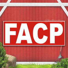 FACP Fire Alarm Control Panel Indoor Outdoor Banner Sign with grommets