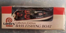 NIB Lawry's Bass Fishing Boat 1:64 Scale Collectors Edition Die Cast NEW in BOX