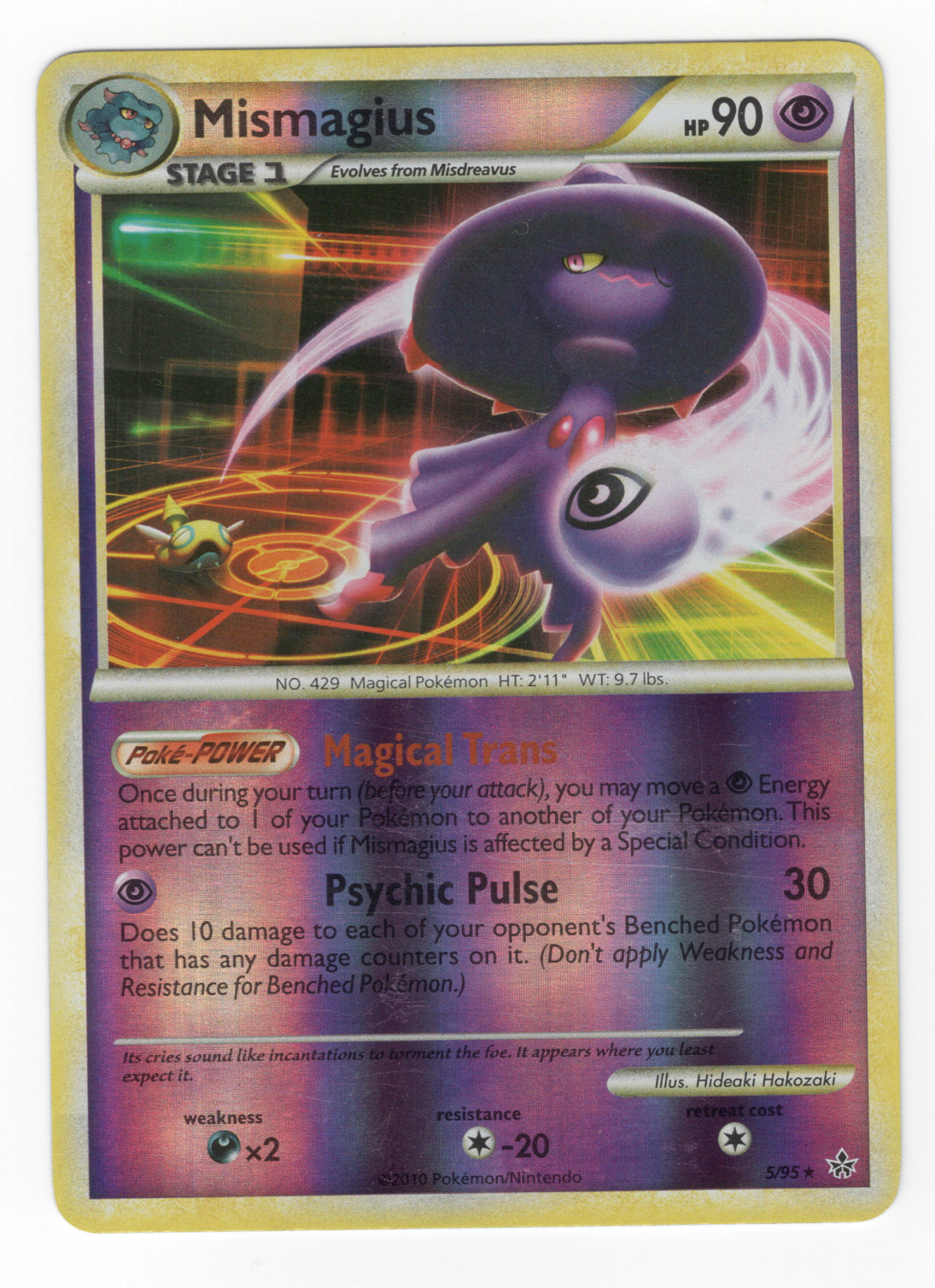 Pokemon Mismagius 5/95 Unleashed - LP (lightly played)