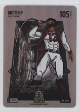 2025 Bo Jackson Battle Arena TCG Alpha Update Silver Battlefoil Mic'd Up #SBF-37