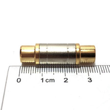 Gold RCA Female to RCA Female Coupler Adapter Connector 2 Pack 