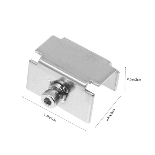 4 STÜCKE Glas Bett Clips Glas Holding Clip 3D Drucker Liefert Edelstahlclip - 第 7/12 張圖片