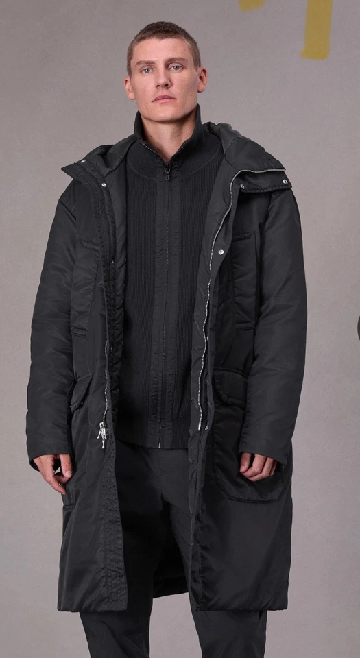 Abrigo de Lona de Nylon Rag & Bone Clint - Talla Grande XS, Negro, Plumón Plumón, OG $798 Foto 4 de 4