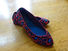 Skechers Slip On Ballet Flats Stretch Air Cooled Memory Foam Size 8