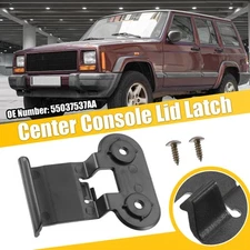 Center Console Armrest Lid Latch for Jeep Cherokee 1997-2001 55037537AA Black
