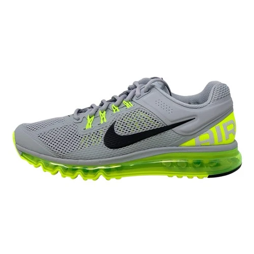Nike Air Max 2013 Volt Wolf Gray Sneakers, Size 9.5 BNIB HF3660-003
