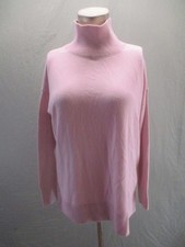 Loft Size XS Womens Pink Long Sleeve Turtle Neck Knit Casual Sweater 062
