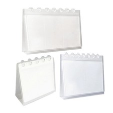 1x Desk Flip Photo Album Small Office Desktop Vertical Standing Photo Album