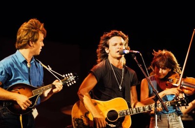 John MELLENCAMP Larry CRANE Lisa GERMANO L-R Larry Crane John Mell- Old Photo