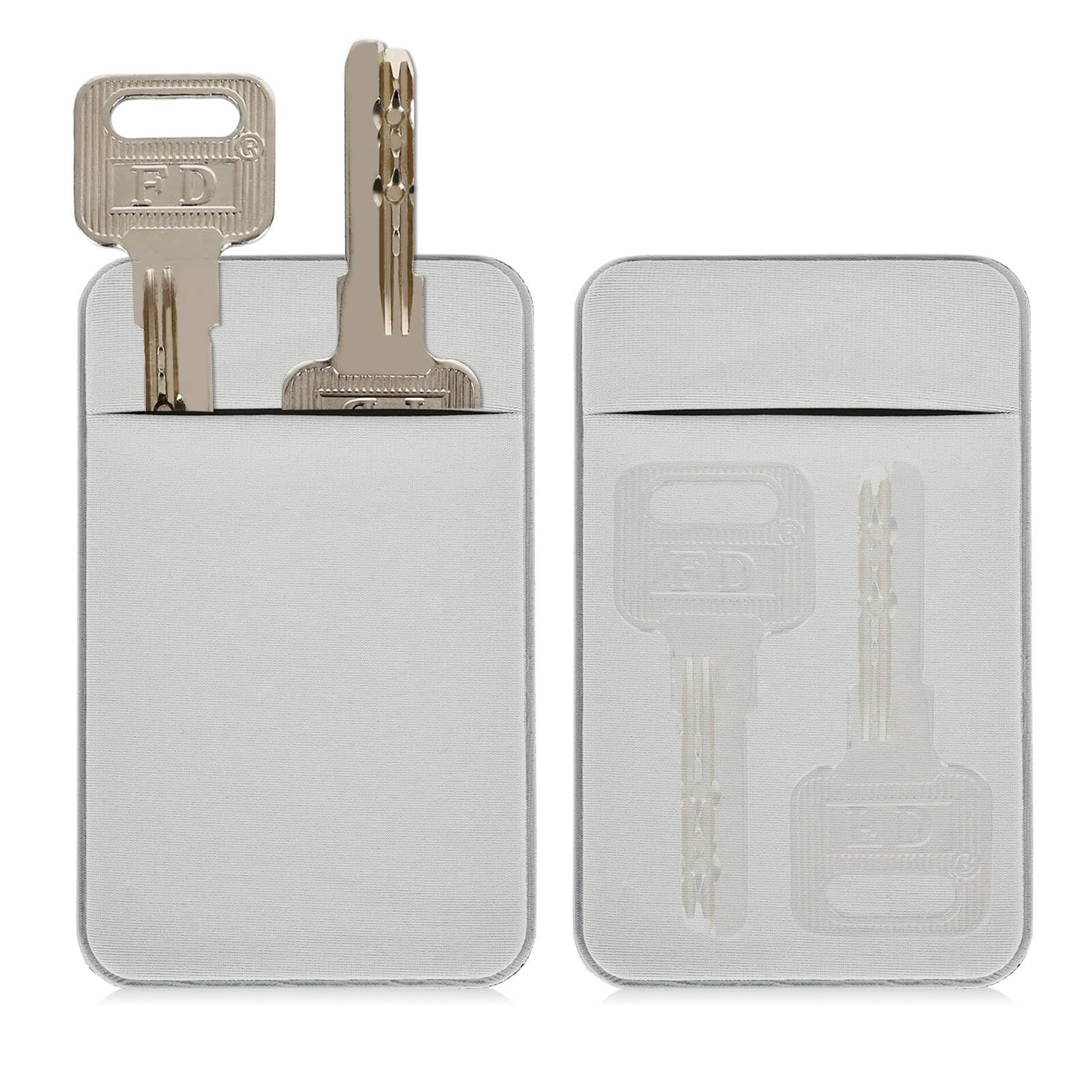 Ultra Thin Slim Wallet Key Sleeve Holder for Compact Cards & Keys  -image