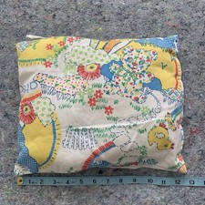 Vintage colorful baby pillow insert