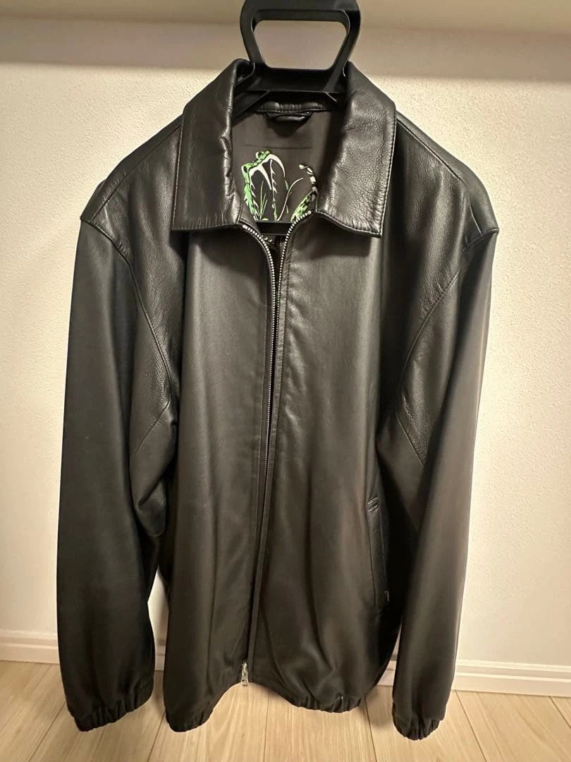 ジャケット・アウター NEIGHBORHOOD LEATHER SPORTS JACKET M Neighborhood Leather Sports Jacket - Black - Premium Leather
