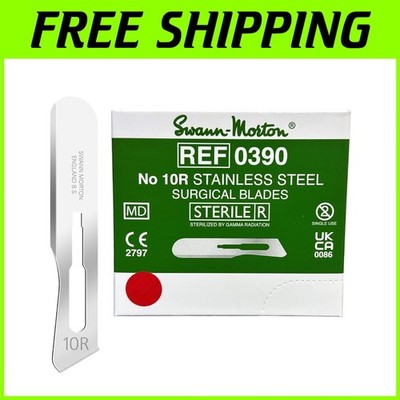 Swann Morton Dermaplane Blade - Stainless Steel, Box of 100#^-~